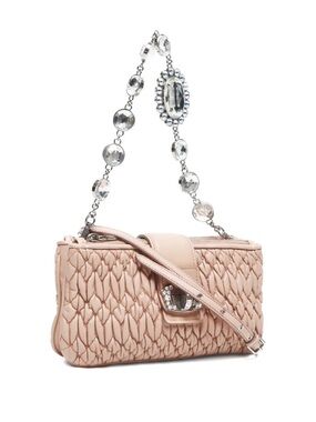 Miu Miu Matelasse Crystal Purse